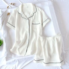 Cotton Double Gauze Washed Crepe Monochrome