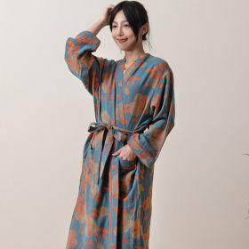 Pure Cotton Double-layer Yarn Pajamas Home Wear