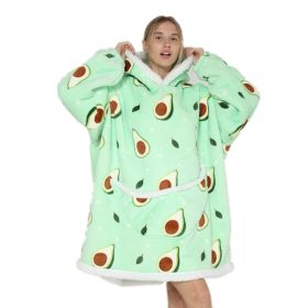 TV Blanket Outdoor Cold-proof Clothes Cold-proof (Option: Avocado-Free Size)