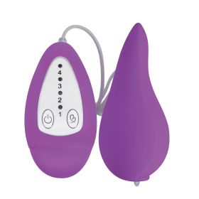Groove Smooth Silicone Remote Vibe (Style/Color/Size: Purple)