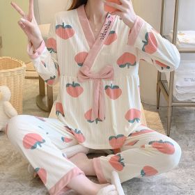 Sweet Peach Home Wear Suit Women (Option: 701 Style-L)