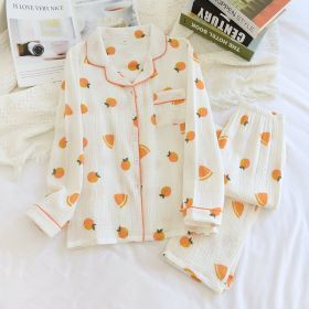 Women's Cotton Homewear Suit (Option: White-L)