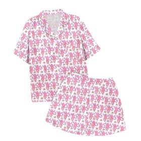 Monkey Digital Printing Casual Pajamas Suit (Option: TZSY1001-L)